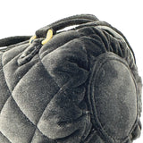 シャネル CHANEL 2WAY チェーンショルダー ブラック ゴールド金具 ベルベット レディース ショルダーバッグ