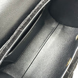 シャネル CHANEL 2WAY チェーンショルダー ブラック ゴールド金具 ベルベット レディース ショルダーバッグ