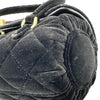 シャネル CHANEL 2WAY チェーンショルダー ブラック ゴールド金具 ベルベット レディース ショルダーバッグ