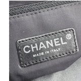 シャネル CHANEL パリビアリッツトート MM A34209 11番台 ブラック シルバー金具 コーティングキャンバス レディース トートバッグ