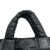 シャネル CHANEL コココクーン トートMM A48611 21番台 ブラック シルバー金具 ナイロン レディース ハンドバッグ