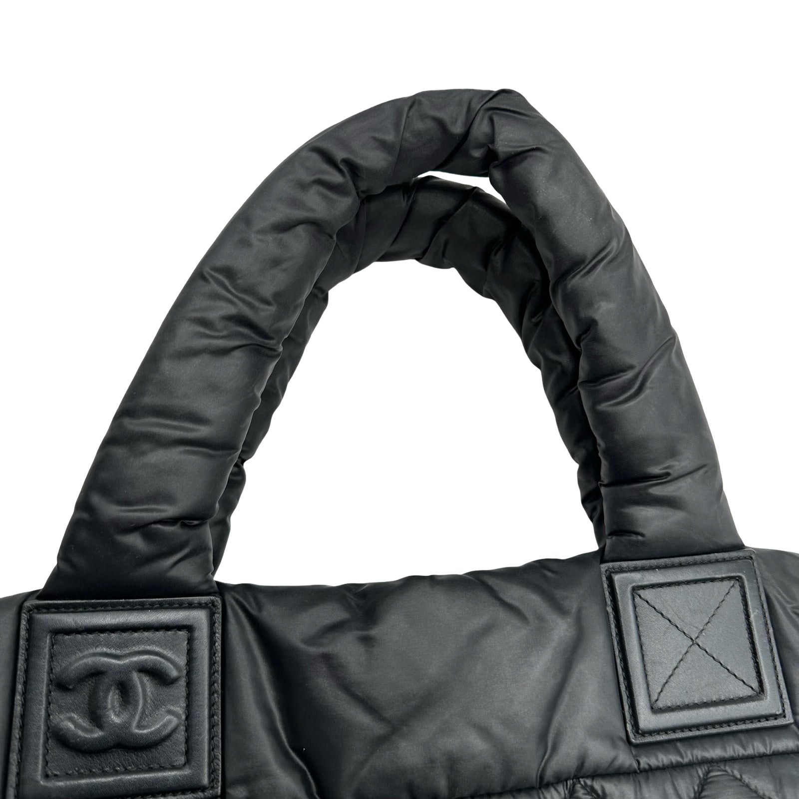 シャネル CHANEL コココクーン トートMM A48611 21番台 ブラック