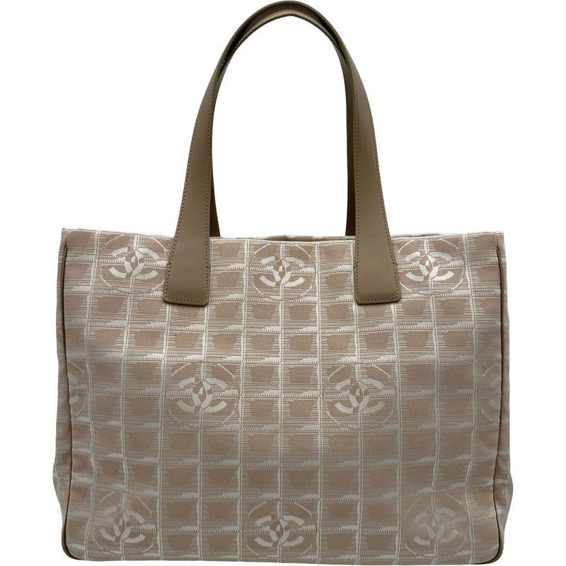 シャネル CHANEL ニュートラベルライントートMM A15991 8番台 ピンク