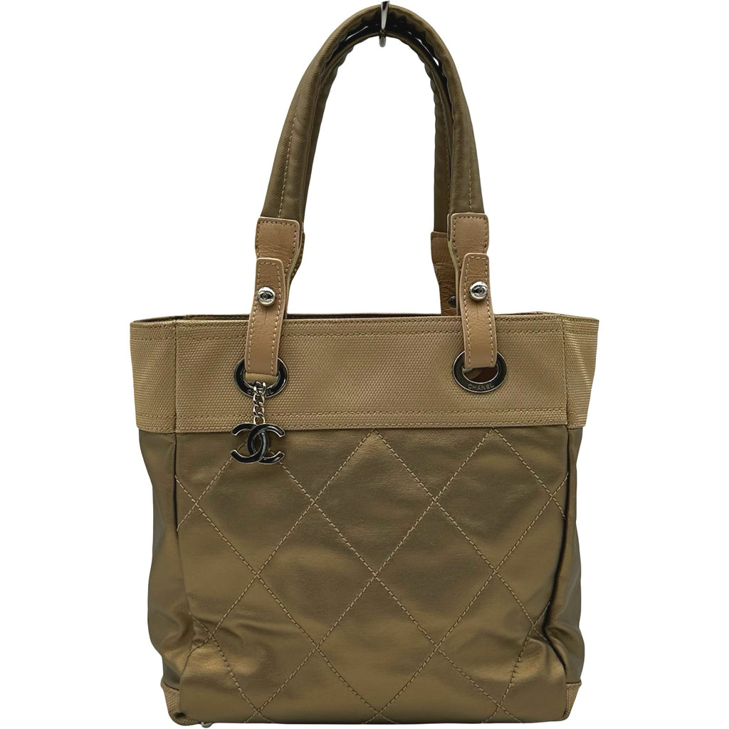 シャネル CHANEL パリビアリッツ トートPM A34208 11番台 ゴールド
