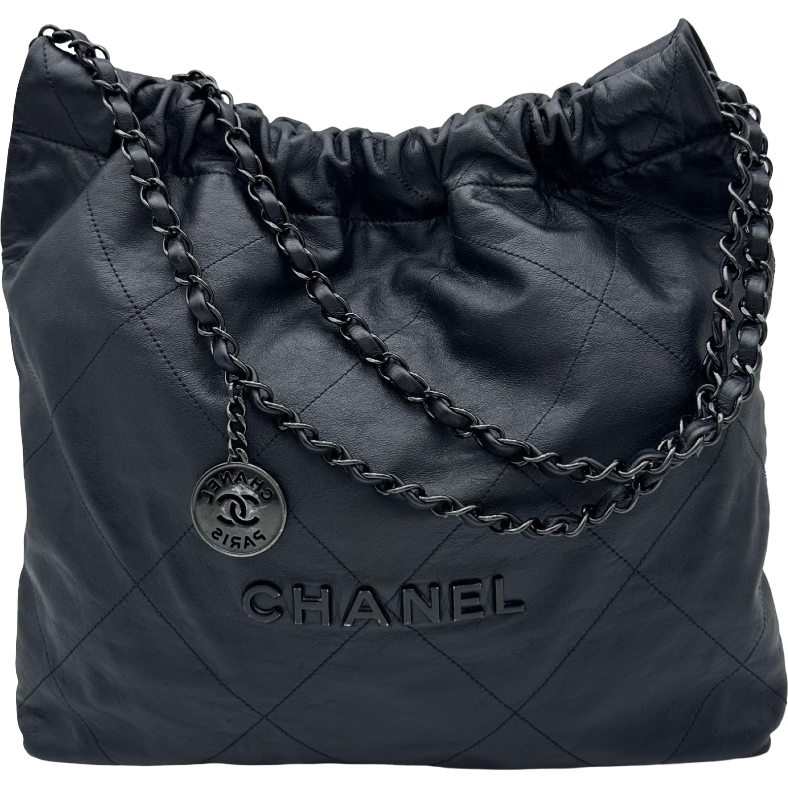 シャネル CHANEL シャネル22 バッグ AS3261 ブラック ブラック金具