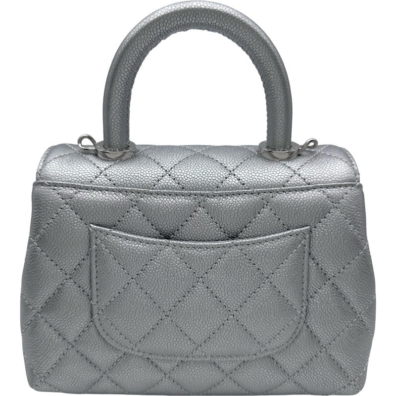 CHANEL 正規パーツ　シルバーココ シャネル CHANEL ココハンドル XXS AS2215 シルバー シルバー金具