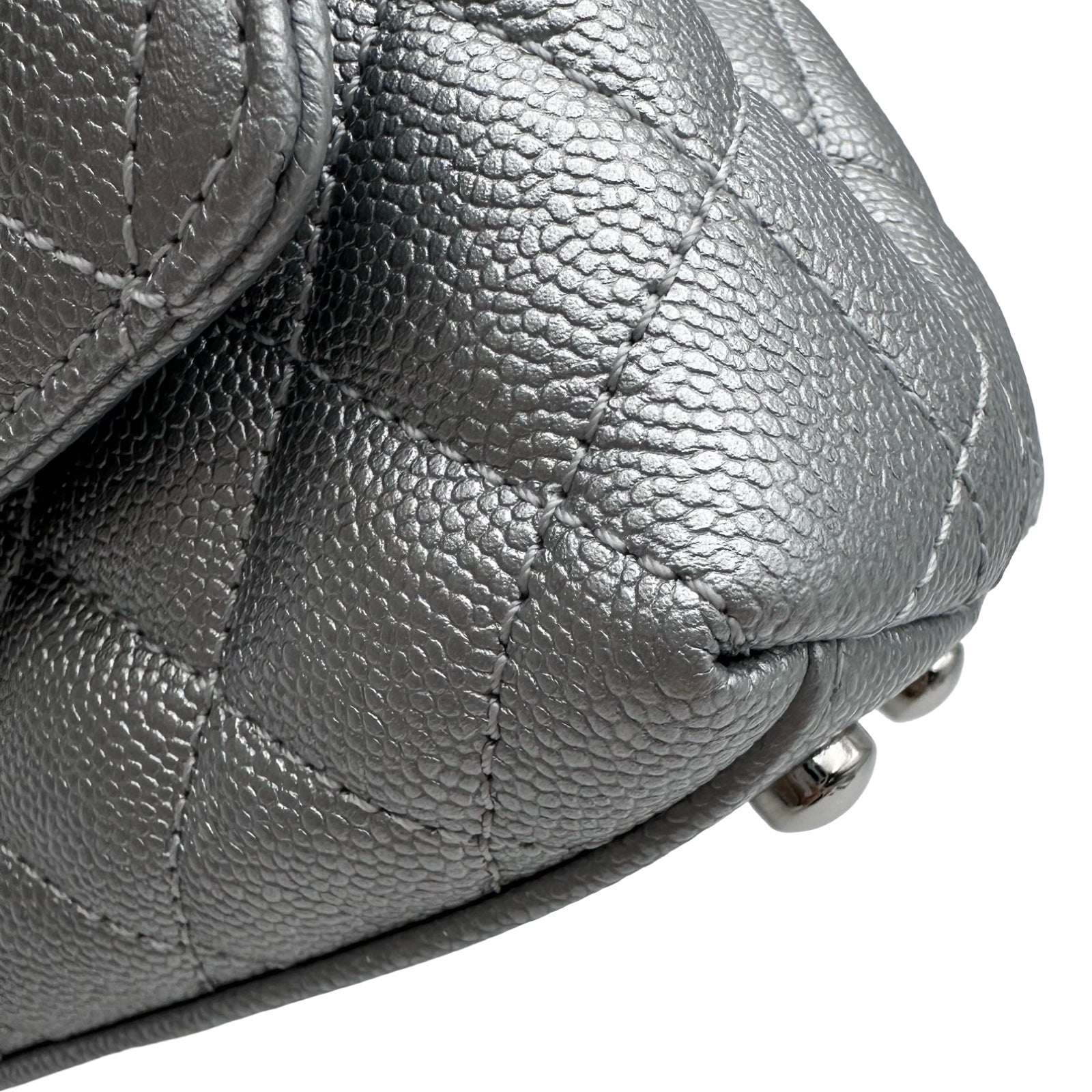 シャネル CHANEL ココハンドル XXS AS2215 シルバー シルバー金具