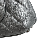 シャネル CHANEL ココハンドル XXS AS2215 シルバー シルバー金具 キャビアスキン レディース ハンドバッグ