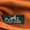 エルメス HERMES ヴァルパライソロングMM オレンジ シルバー金具 トワル ユニセックス ハンドバッグ