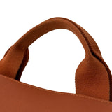 エルメス HERMES ヴァルパライソロングMM オレンジ シルバー金具 トワル ユニセックス ハンドバッグ