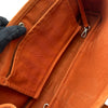 エルメス HERMES ヴァルパライソロングMM オレンジ シルバー金具 トワル ユニセックス ハンドバッグ