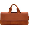エルメス HERMES ヴァルパライソロングMM オレンジ シルバー金具 トワル ユニセックス ハンドバッグ