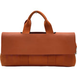 エルメス HERMES ヴァルパライソロングMM オレンジ シルバー金具 トワル ユニセックス ハンドバッグ
