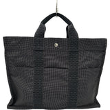エルメス HERMES エールライントートMM グレー トワル レディース ハンドバッグ