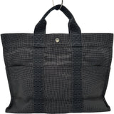 エルメス HERMES エールライントートMM グレー トワル レディース ハンドバッグ