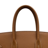エルメス HERMES バーキン35 □H刻 ゴールド ゴールド金具 エプソン レディース ハンドバッグ
