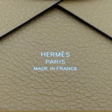 エルメス HERMES カルヴィデュオ B刻 ナチュラルサブレ シルバー金具 エバーカラー レディース 二つ折り財布