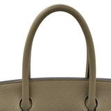エルメス HERMES バーキン30 C刻 トゥリエールグレー シルバー金具 トゴ レディース ハンドバッグ