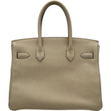 エルメス HERMES バーキン30 C刻 トゥリエールグレー シルバー金具 トゴ レディース ハンドバッグ