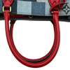 ルイ・ヴィトン LOUIS VUITTON オンザゴー GM M44992 ブルー/レッド デニム ユニセックス トートバッグ