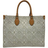 ルイ・ヴィトン LOUIS VUITTON オンザゴーMM SINCE 1985 M59614 エクリュ/キャラメル モノグラム・ジャガード レディース ハンドバッグ