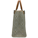 ルイ・ヴィトン LOUIS VUITTON オンザゴーMM SINCE 1985 M59614 エクリュ/キャラメル モノグラム・ジャガード レディース ハンドバッグ