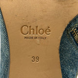 クロエ Chloe Susanna デニムショートブーツ ブルー デニム レディース ブーツ
