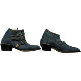 クロエ Chloe Susanna デニムショートブーツ ブルー デニム レディース ブーツ