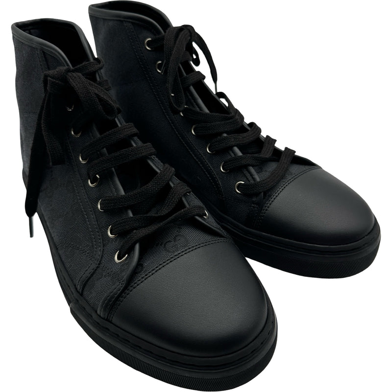 グッチ GUCCI GGキャンバスハイカットスニーカー 426188 ブラック
