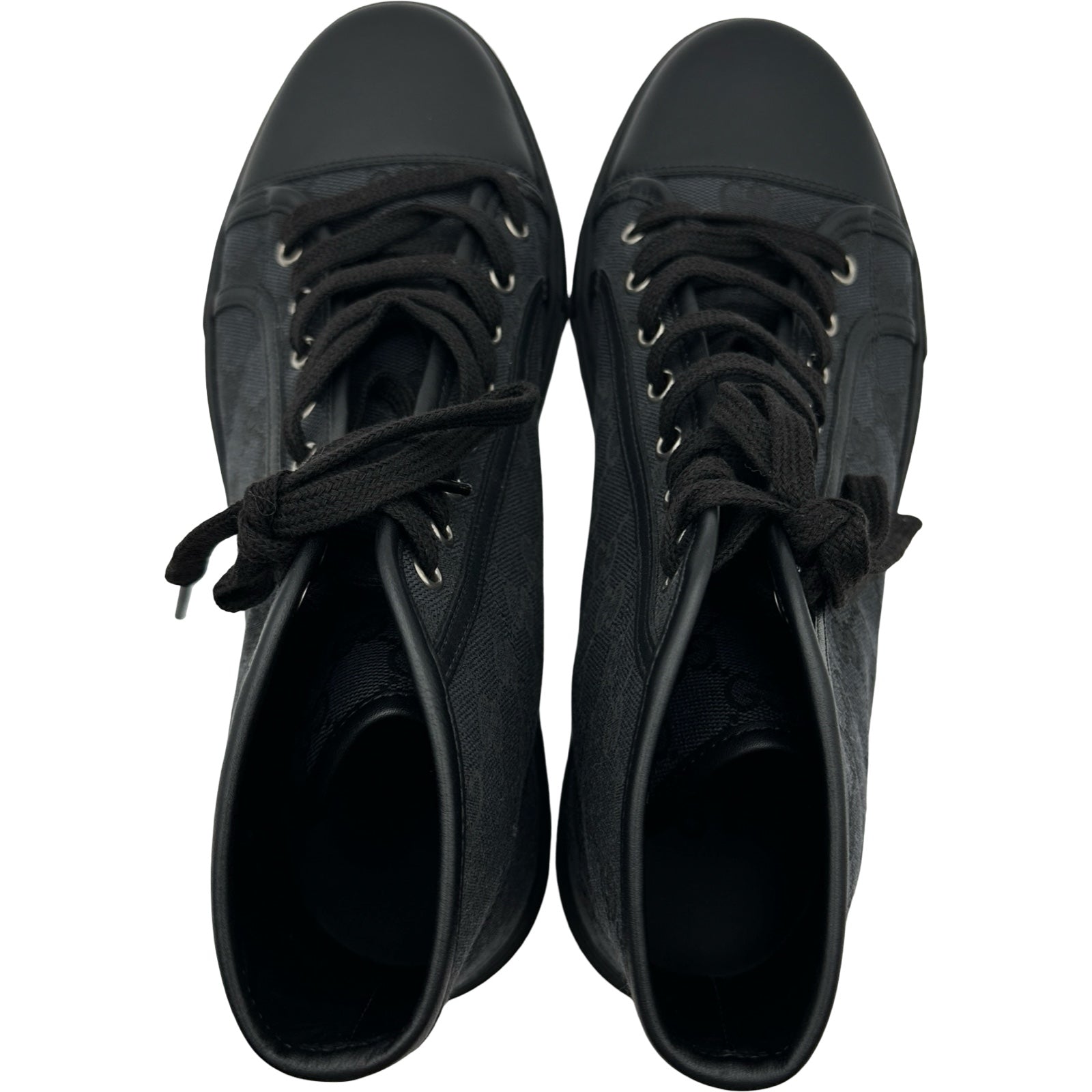グッチ GUCCI GGキャンバスハイカットスニーカー 426188 ブラック