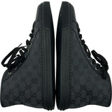 グッチ GUCCI GGキャンバスハイカットスニーカー 426188 ブラック キャンバス メンズ スニーカー
