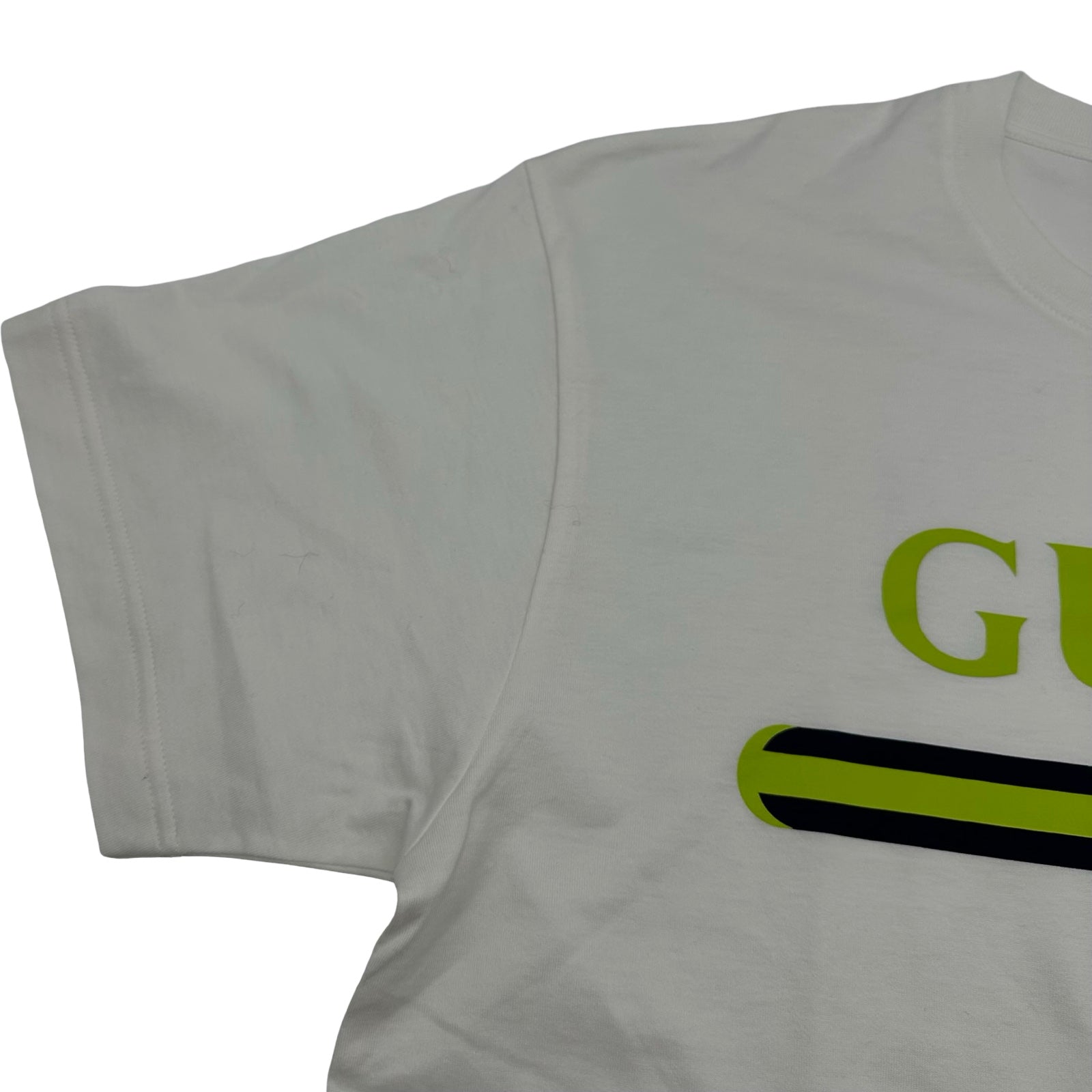 グッチ GUCCI ロゴプリント半袖Tシャツ 796395 ホワイト コットン