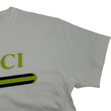 グッチ GUCCI ロゴプリント半袖Tシャツ 796395 ホワイト コットン メンズ 半袖Ｔシャツ