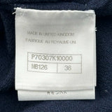 シャネル CHANEL No5ロゴカシミヤニットセーター P70307 ネイビー カシミヤ レディース セーター