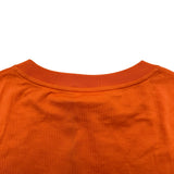 サルヴァトーレ・フェラガモ Salvatore Ferragamo フロントラバーロゴ半袖Tシャツ 0727086 オレンジ コットン レディース 半袖Ｔシャツ