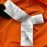 サルヴァトーレ・フェラガモ Salvatore Ferragamo フロントラバーロゴ半袖Tシャツ 0727086 オレンジ コットン レディース 半袖Ｔシャツ