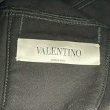 ヴァレンティノ VALENTINO フロントロゴデニムジャケット TV3DC00K5YB ブラック デニム メンズ デニムジャケット