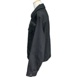 ヴァレンティノ VALENTINO フロントロゴデニムジャケット TV3DC00K5YB ブラック デニム メンズ デニムジャケット
