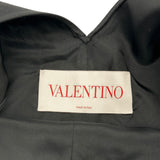 ヴァレンティノ VALENTINO リボン装飾ノースリーブワンピース 1B3VAZD61CF ブラック ウール レディース ワンピース