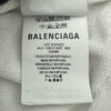 バレンシアガ BALENCIAGA バックロゴプルオーバーパーカー 518215 ホワイト コットン メンズ パーカー