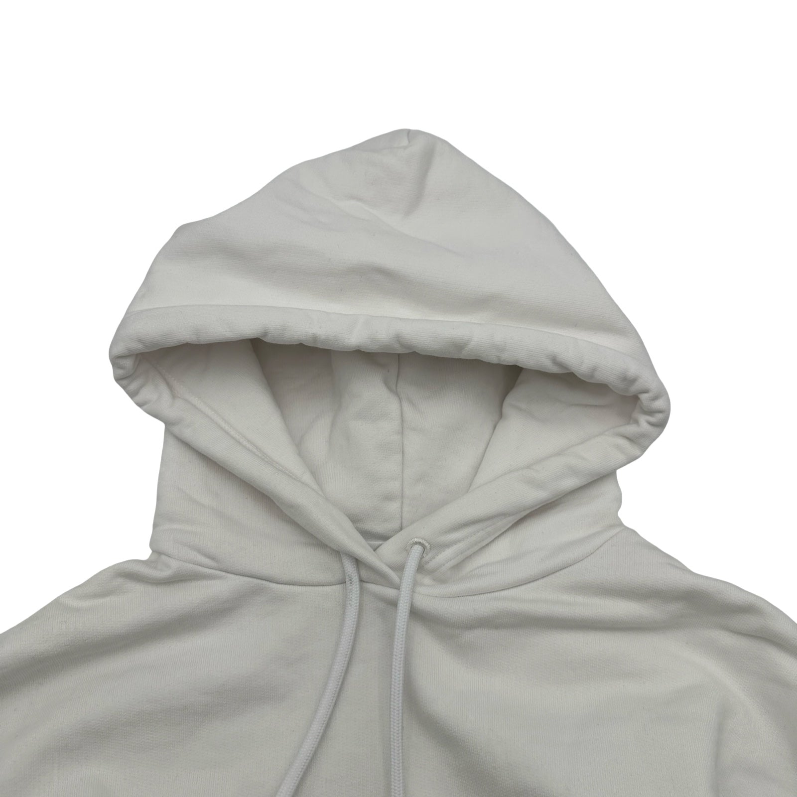 バレンシアガ BALENCIAGA バックロゴプルオーバーパーカー 518215 ホワイト コットン メンズ パーカー バレンシアガ BALENCIAGA バックロゴプルオーバーパーカー 518215