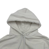 バレンシアガ BALENCIAGA バックロゴプルオーバーパーカー 518215 ホワイト コットン メンズ パーカー