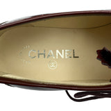 シャネル CHANEL ココマークパテントローファー G31061 ボルドー パテント レディース ローファー