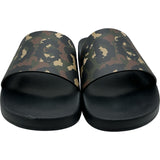 ドルチェ＆ガッバーナ Dolce & Gabbana カモフラージュラバーサンダル ブラック ラバー メンズ サンダル