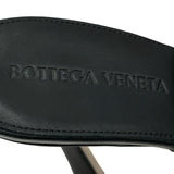 ボッテガ・ヴェネタ BOTTEGA VENETA イントレチャート ヒールサンダル ブラック レザー レディース サンダル