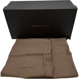 ボッテガ・ヴェネタ BOTTEGA VENETA イントレチャート ヒールサンダル ブラック レザー レディース サンダル