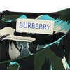 バーバリー BURBERRY 総柄長袖ワンピース 8077468 グリーン レーヨン レディース ワンピース