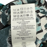 バーバリー BURBERRY 総柄長袖ワンピース 8077468 グリーン レーヨン レディース ワンピース
