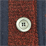 グッチ GUCCI インターロッキングGラメニットカーディガン 605910 ネイビー ウール メンズ カーディガン