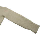 クリスチャン・ディオール Christian Dior JADIOR8 バックロゴボアニットセーター 154S55AM114 ホワイト ウール レディース セーター